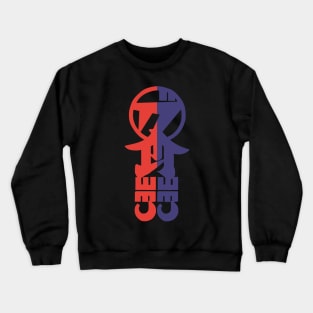 Diss-Pair logo (red and purple) Crewneck Sweatshirt